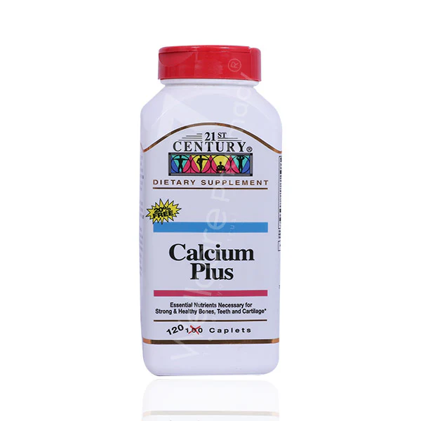 21st Century Calcium Plus Caplets 120'S - Image 2