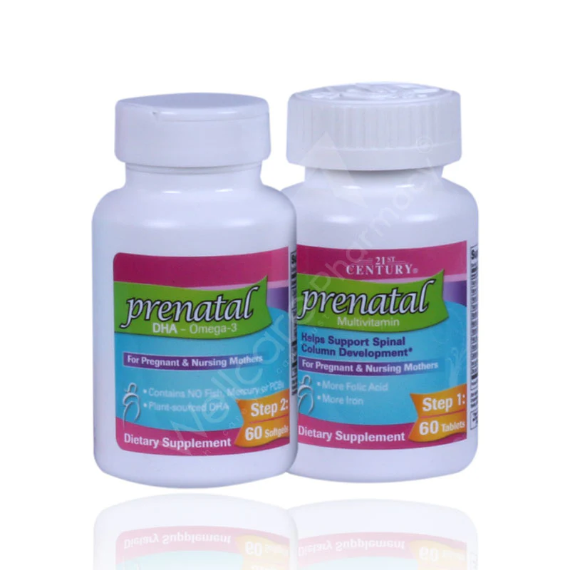 21st Century Prenatal Tablets 60'S And Dha Soft Gel Capsules 60'S - Image 3