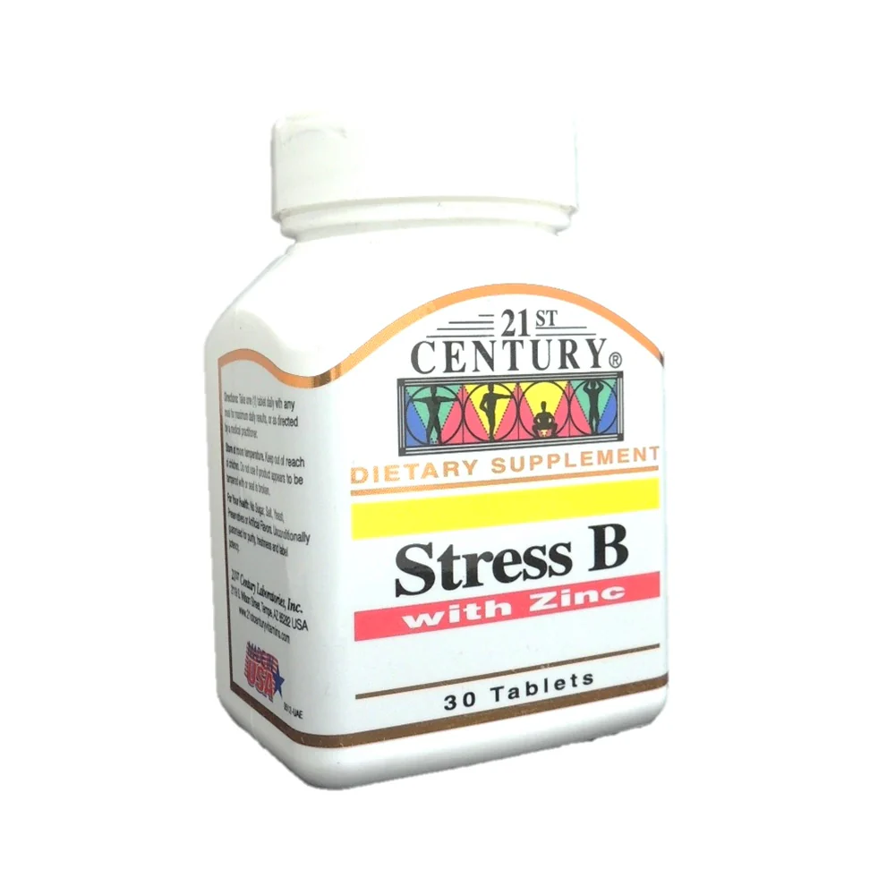 21st Century Stress B With Zinc Tablets 30'S - Image 2