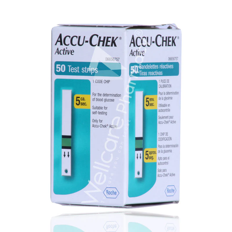Accu Chek Active Test Strips 50'S - Image 2