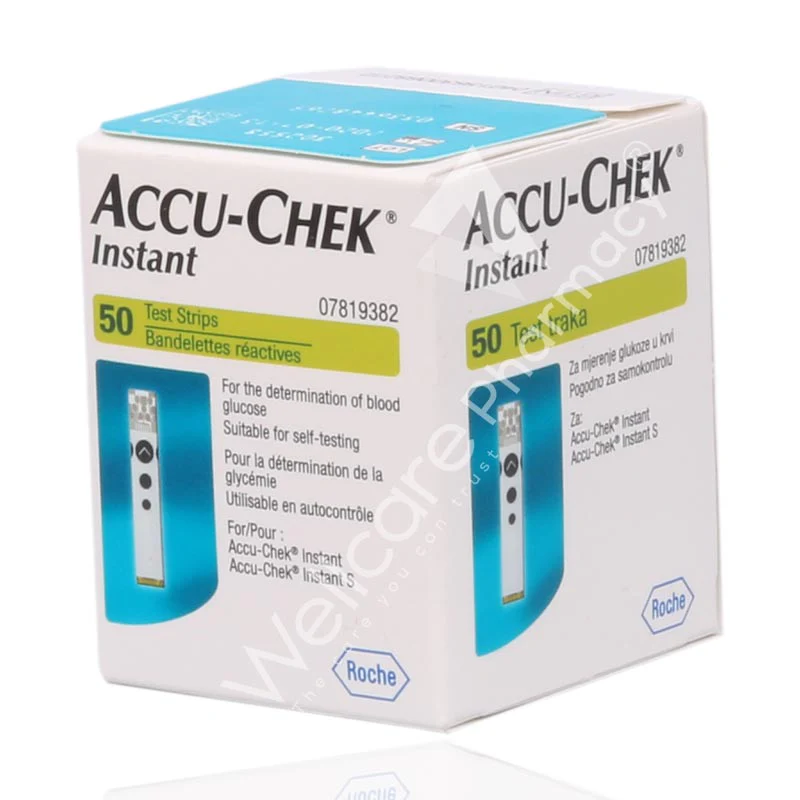 Accu Chek Instant Test Strips 50'S - Image 2