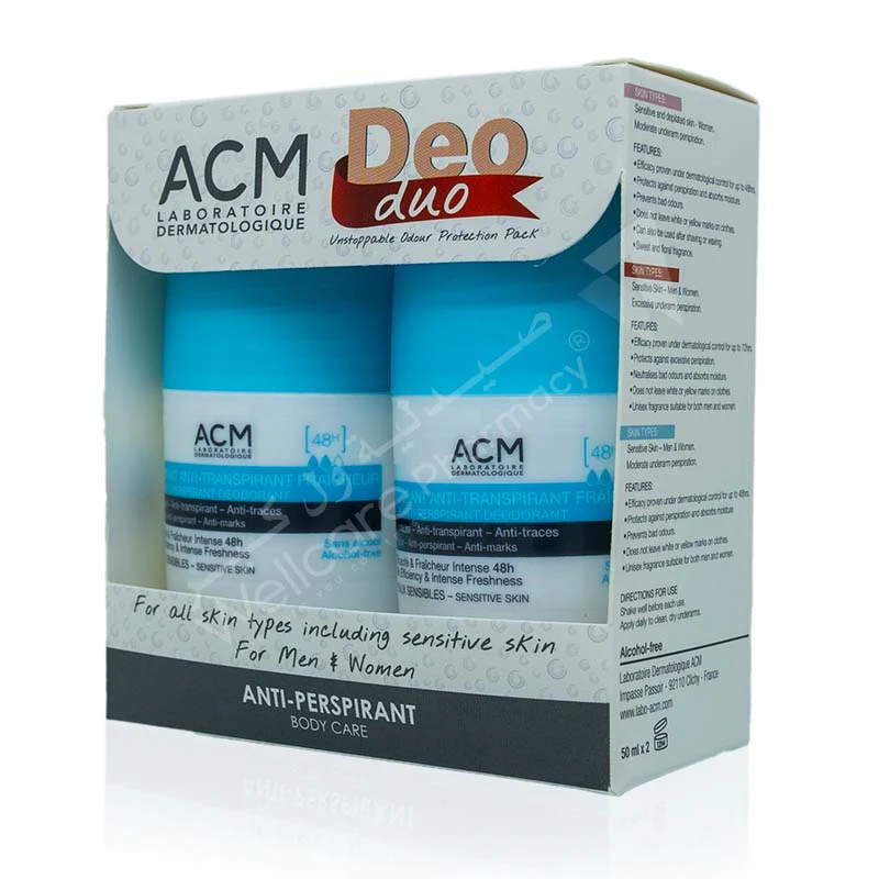 Acm 2pcs Fresh Deodorant Anti-Perspirant 48h 50ml - Image 2
