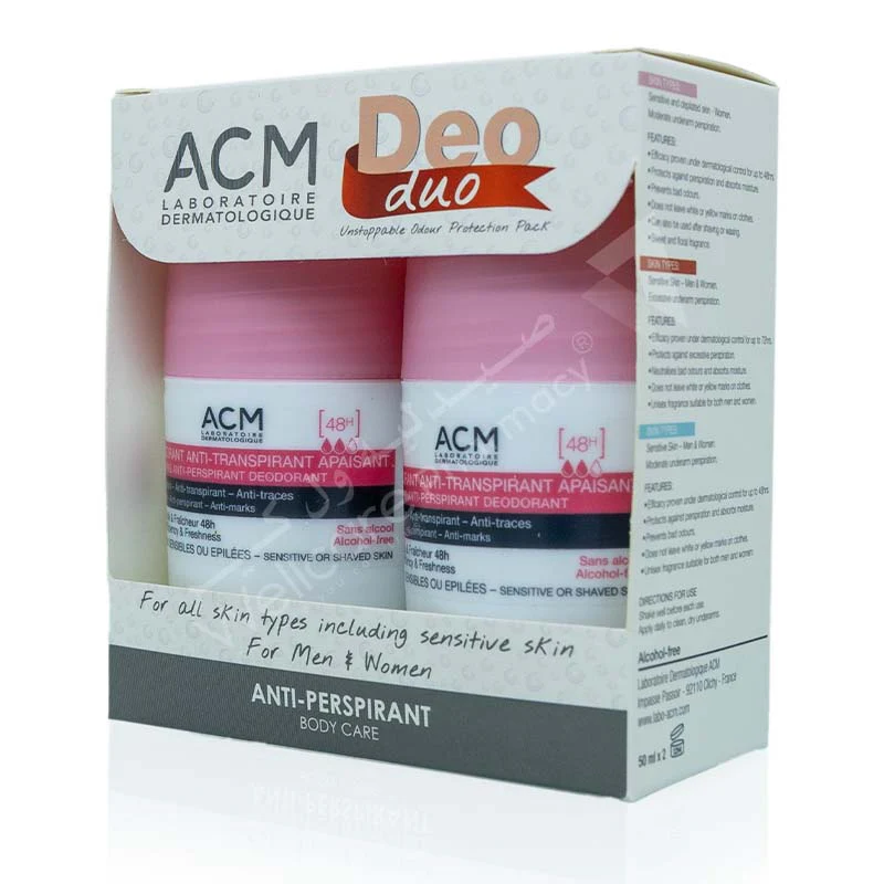 Acm 2pcs Soothing Deodorant Anti-Perspirant 48h 50 Ml - Image 3