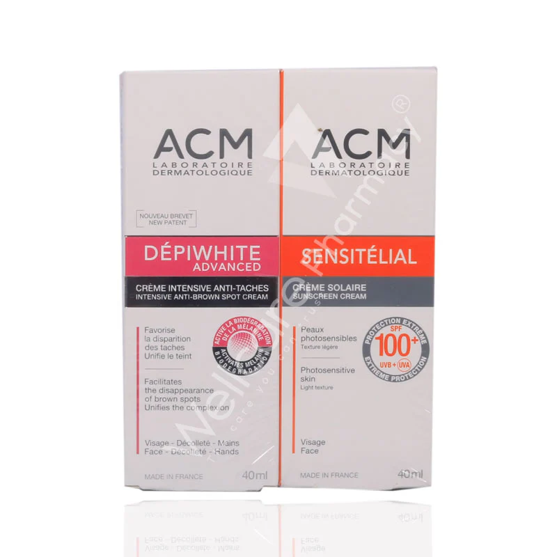 Acm Depiwhite Advance Cream+sensitelial Spf100+ Value Pack 1'S - Image 2