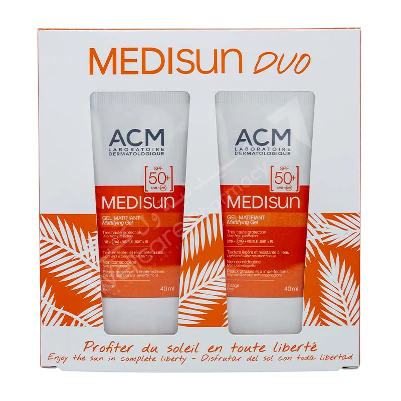 Acm Medisun Spf50+ Mattifying Gel 40ml Value Pack - Image 2