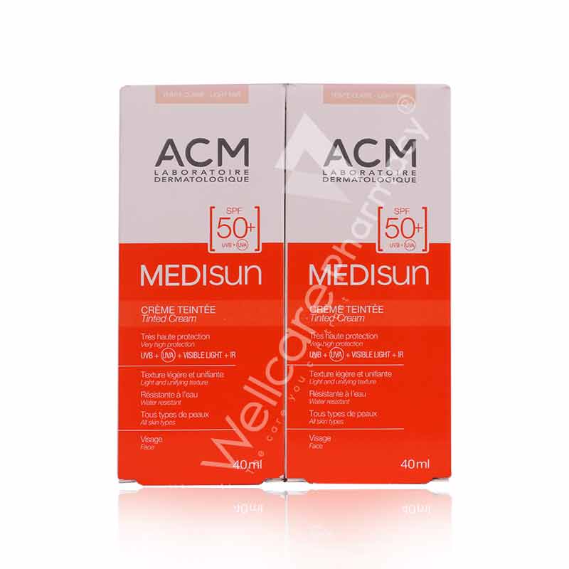 Acm Medisun Tinted Cream Spf50 40ml Value Pack - Image 2
