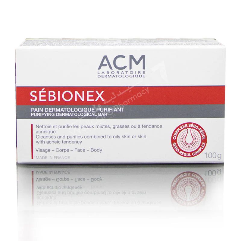 Acm Sebionex Purifying Dermatological Bar 100grams - Image 2