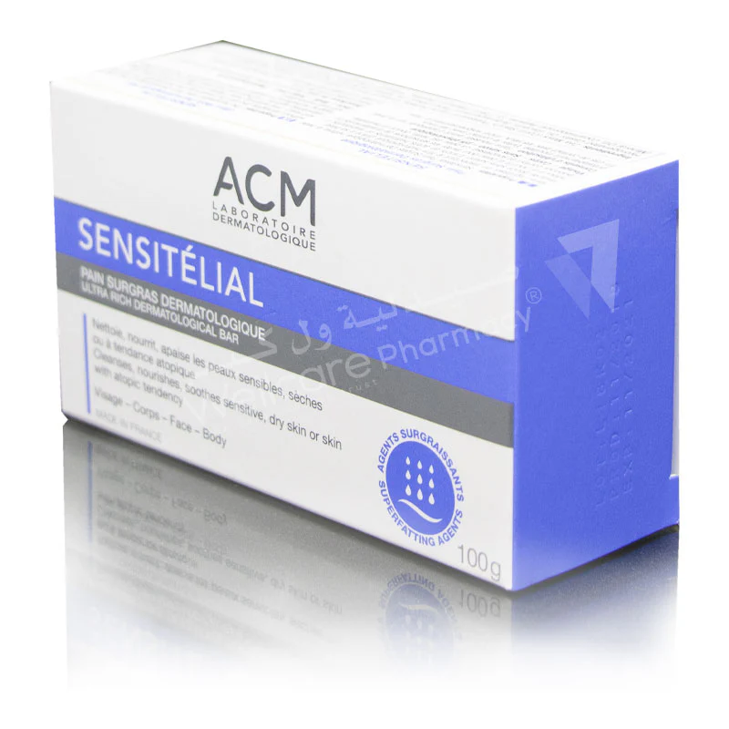 Acm Sensitelial Ultra Rich Dermatological Bar 100gm - Image 3