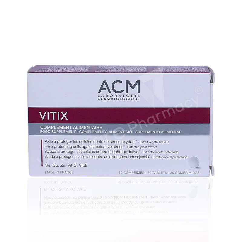 Acm Vitix Food Supplement Tablets 30'S - Image 2