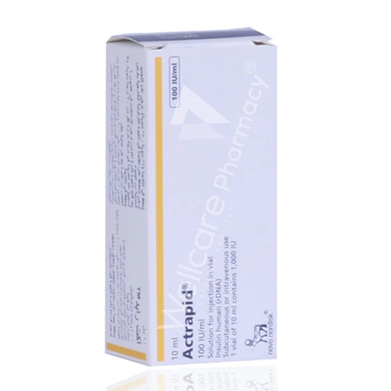 Actrapid Hm Injection 10ml 1'S - Image 2