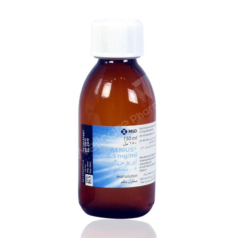 Aerius 0.5mg/Ml Syrup 150ml - Image 3