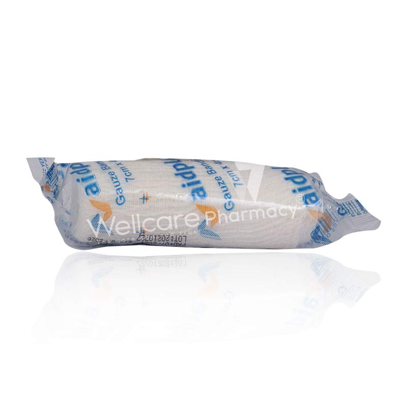 Aidplast Gauze Bandage 7cmx4m V60740 - Image 2