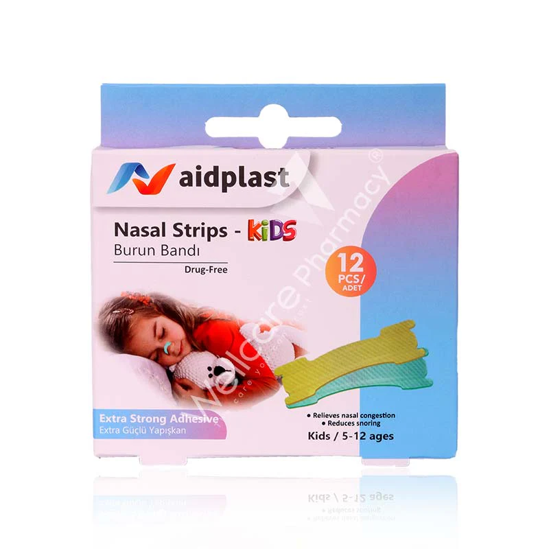 Aidplast Nasal Strips Kids 12'S - Image 2