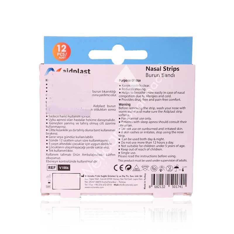 Aidplast Nasal Strips Kids 12'S - Image 3