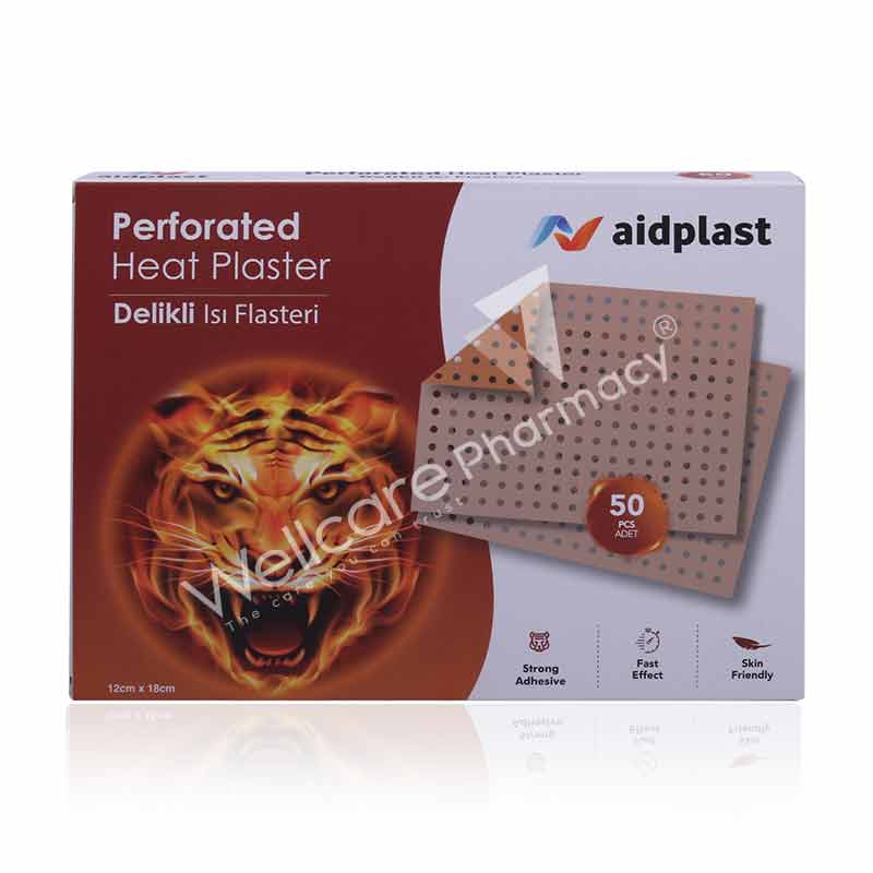 Aidplast Perforated Heat Plaster 12 X 18cm 50'S - Image 2