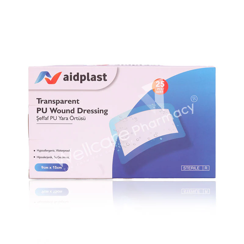Aidplast Sterile Nonwoven Wound Dressing Plaster 9cmx15cm 25'S V615 - Image 2