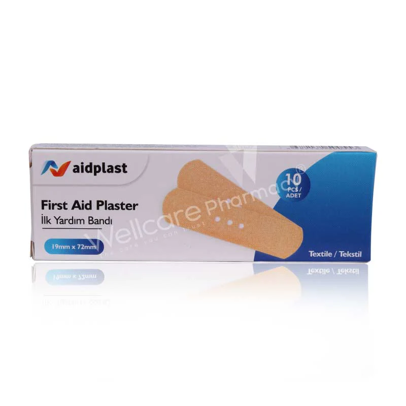 Aidplast Textile First Aid Plaster 10'S V805 - Image 2