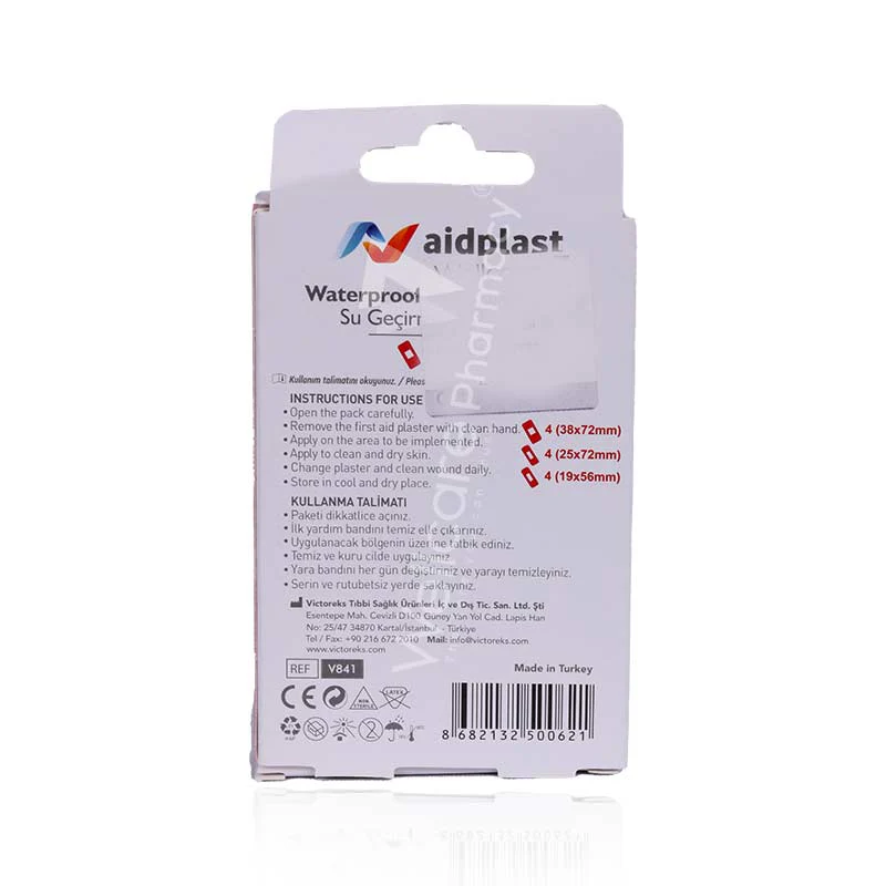 Aidplast Waterproof First Aid Plaster 12'S V841 - Image 3