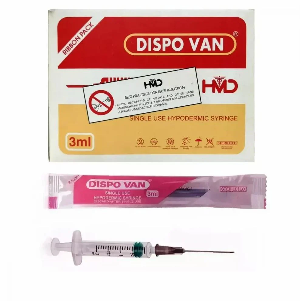 Al Rabwa Sterile Syringes 3 Ml 22g 100 Pcs Box