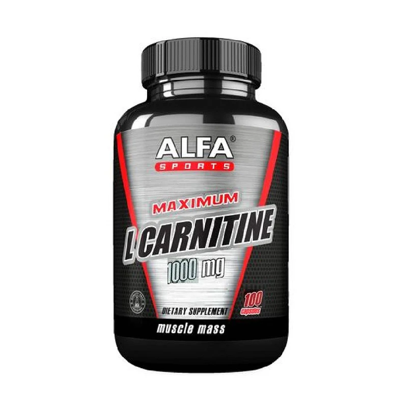 Alfa Sports Max L-Carnitine 1000mg Capsules 100'S - Image 2