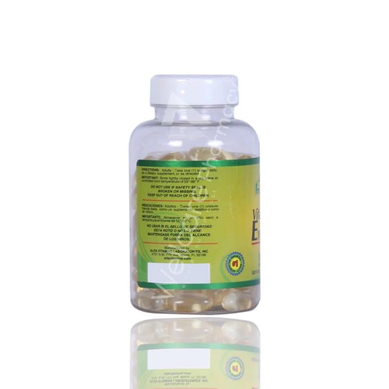 Alfa Vitamin E 1000iu Softgels 100'S - Image 3