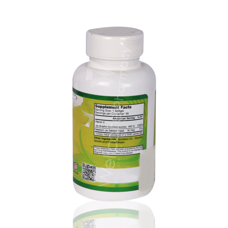 Alfa Vitamin E With Selenium Capsules 90'S - Image 3