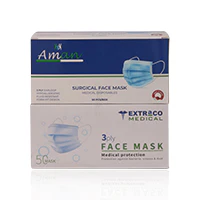 Aman Extraco Blue & Pink Surgical Face Mask Bundle Pack
