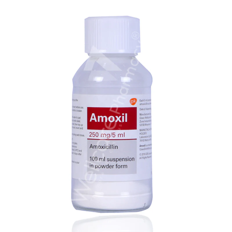 Amoxil 250mg/5ml Suspension 100ml - Image 3