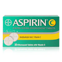 Aspirin C Effervescent Tablets 10'S - Image 2