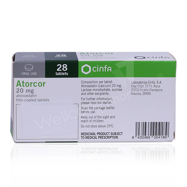 Atorcor 20mg Tablets 28'S - Image 3