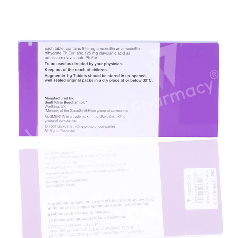 Augmentin 1gm Tablets 14'S - Image 3