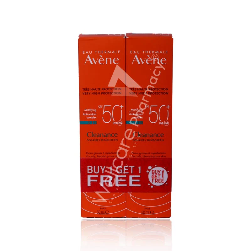 Avene 1+1 Cleanance Spf50 Cream 50Ml - Image 3