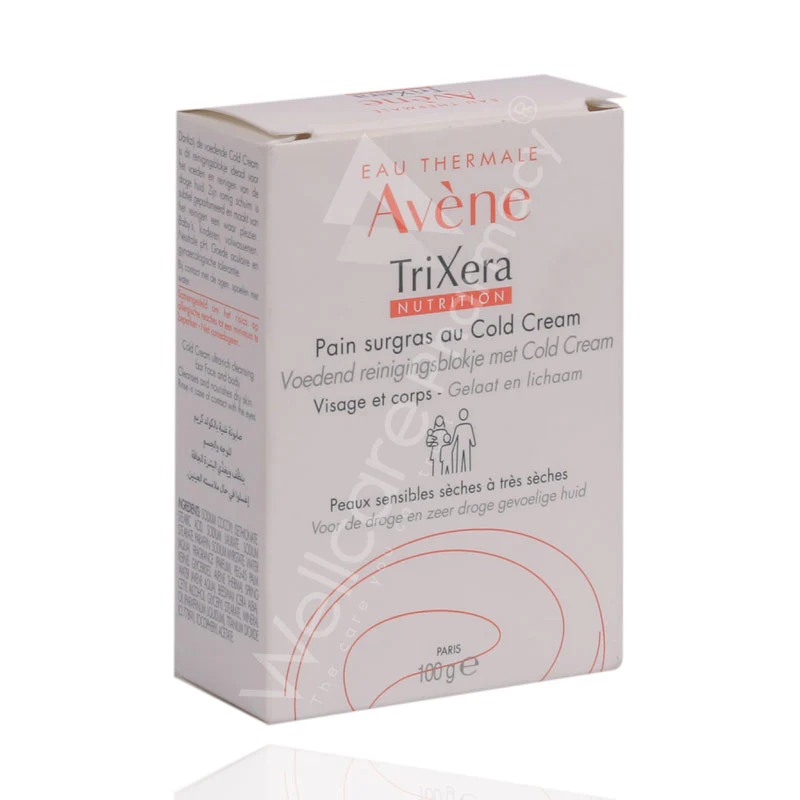 Avene Trixera Cold Cream Cleansing Bar 100g - Image 3