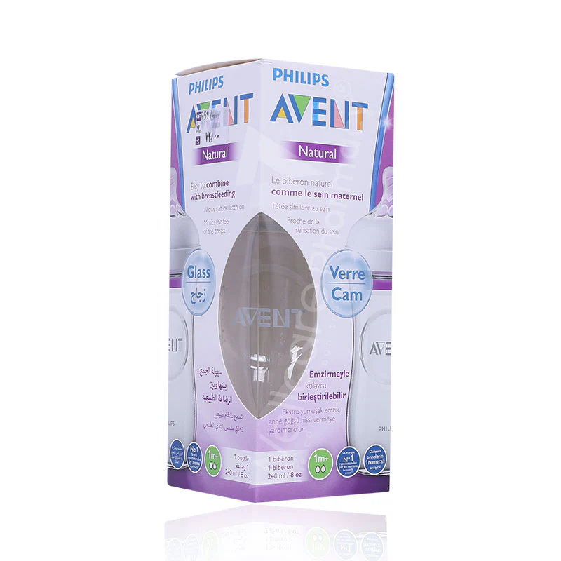 Avent Natural Feeding Bottle 240ml-Scf053/17