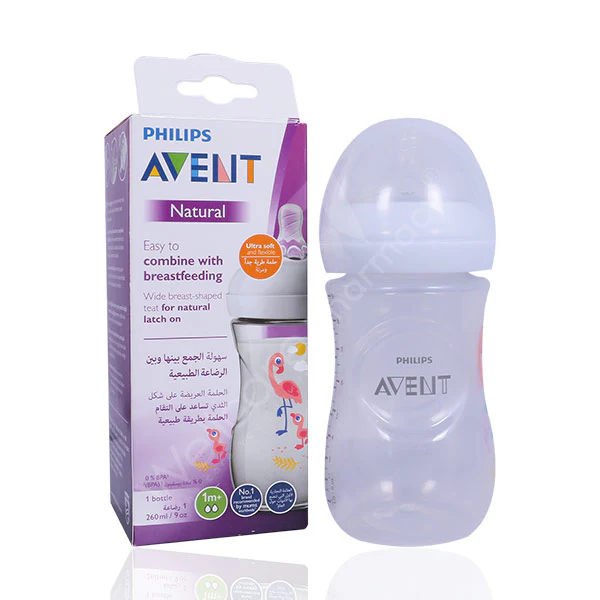Avent Natural Feeding Bottle 260ml-Scf070/21