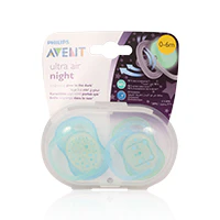 Avent Ultra Air Night Soother 0-6M 2'S - Image 2