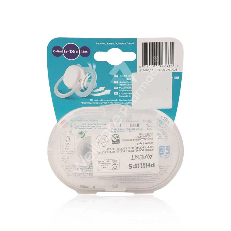 Avent Ultra Air Soother 6-18m 2'S - Image 3