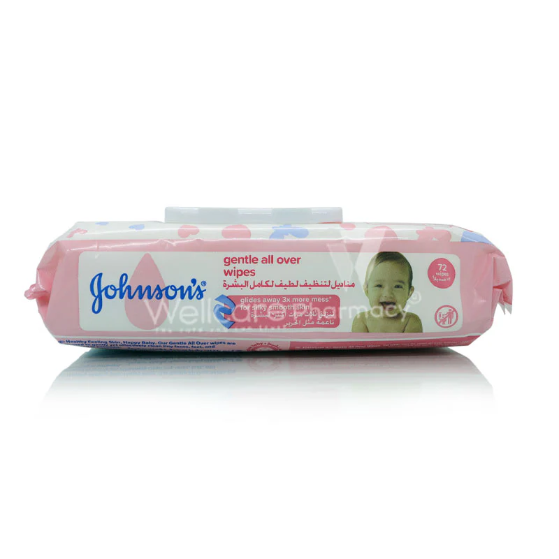Baby Gentle All Over Wipes 72'S New - Image 3