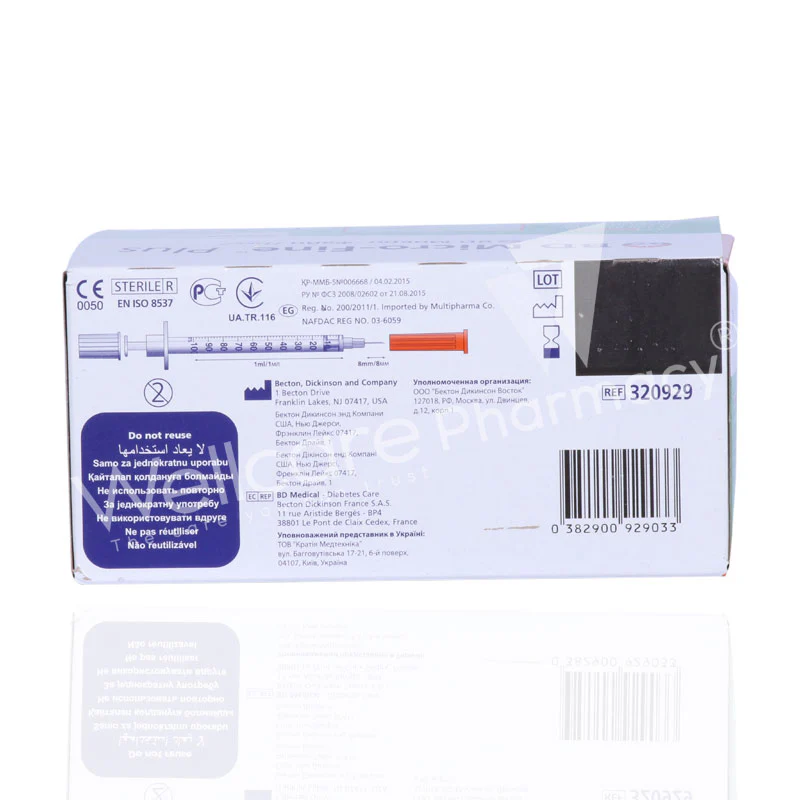 Bd Micro Finesyringe 1ml 100'S - Image 3