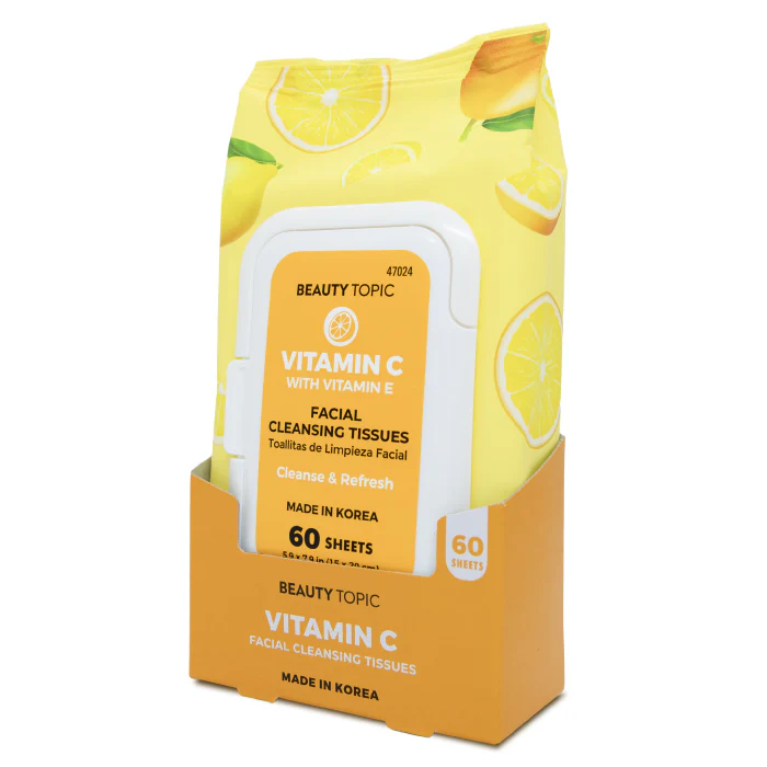 Beauty Topic Vitamin C Facial Cleansing Tissues 60'S - Image 2