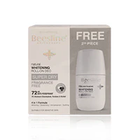 Beesline 1+1 Skin Whitening Roll-On Deo Super Dry Fragrance Free 50ml - Image 2
