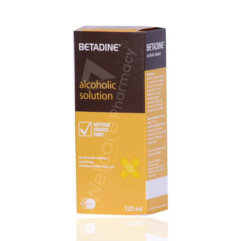 Betadine Alcoholic Solution 120ml - Image 3