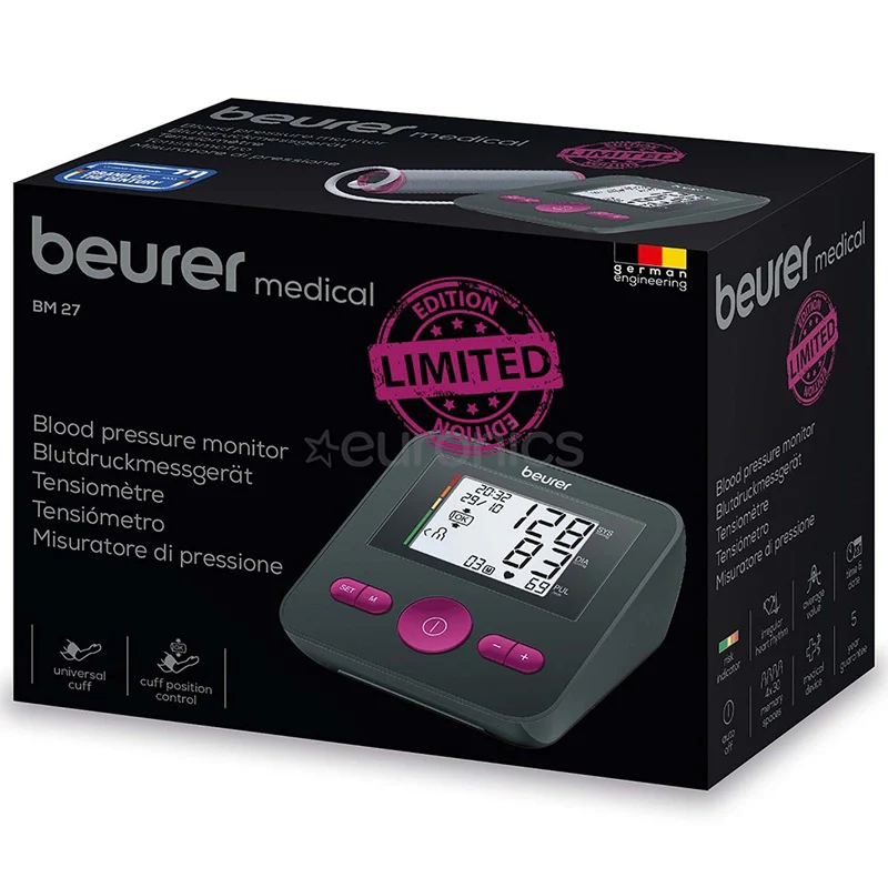 Beurer Bm 27 Upper Arm Bp Monitor-Limited Edition