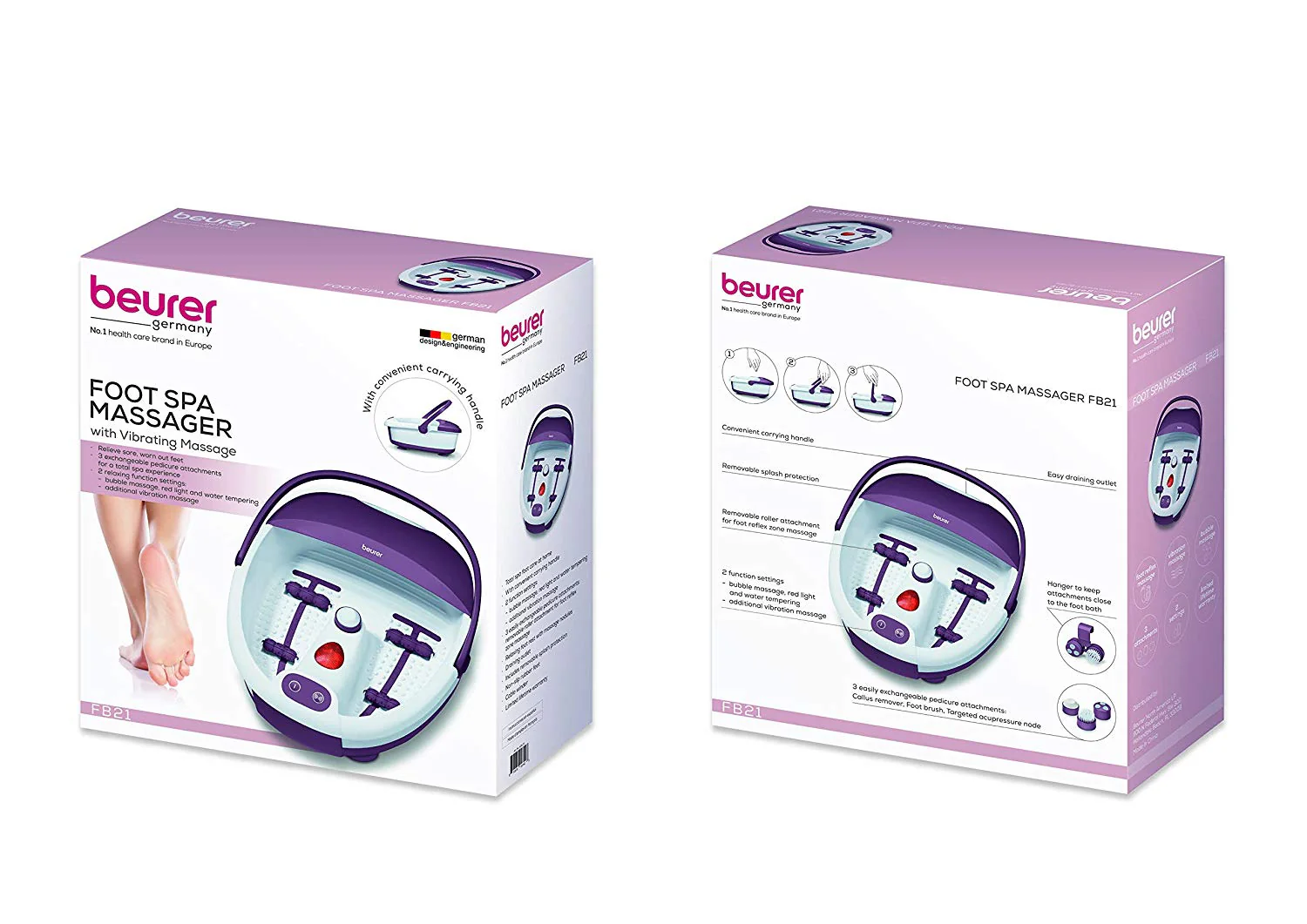 Beurer Fb21 Foot Bath Massager - Image 5