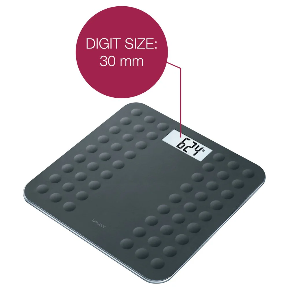 Beurer Gs300 Black Digital Glass Scale - Image 3