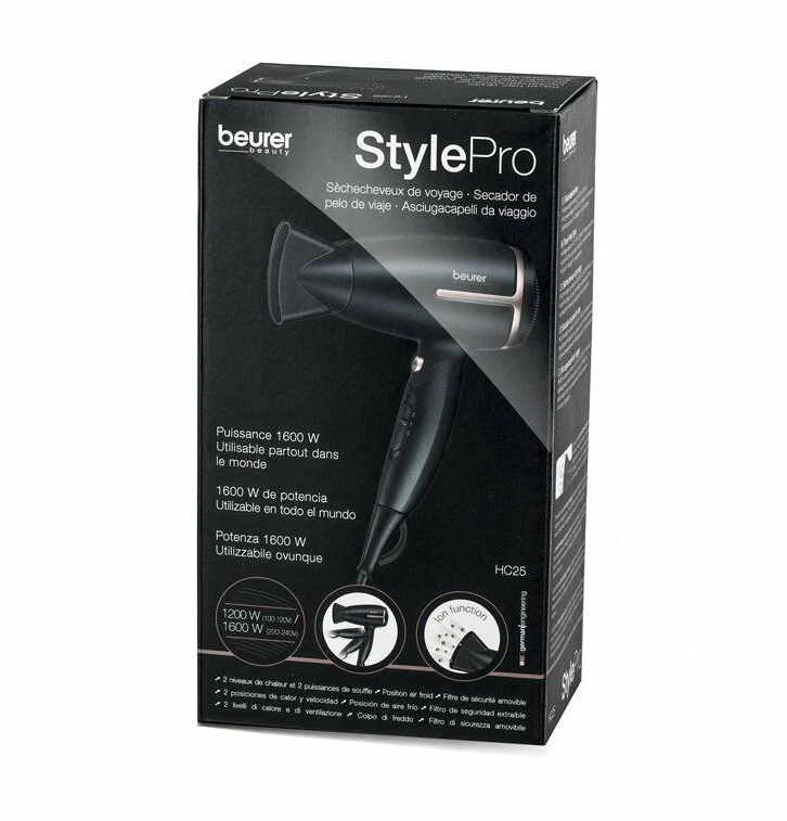Beurer Hc25 Travel Hair Dryer