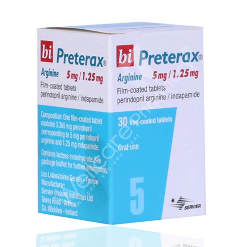 Bi Preterax 5mg/1.25mg Tablets 30'S - Image 3