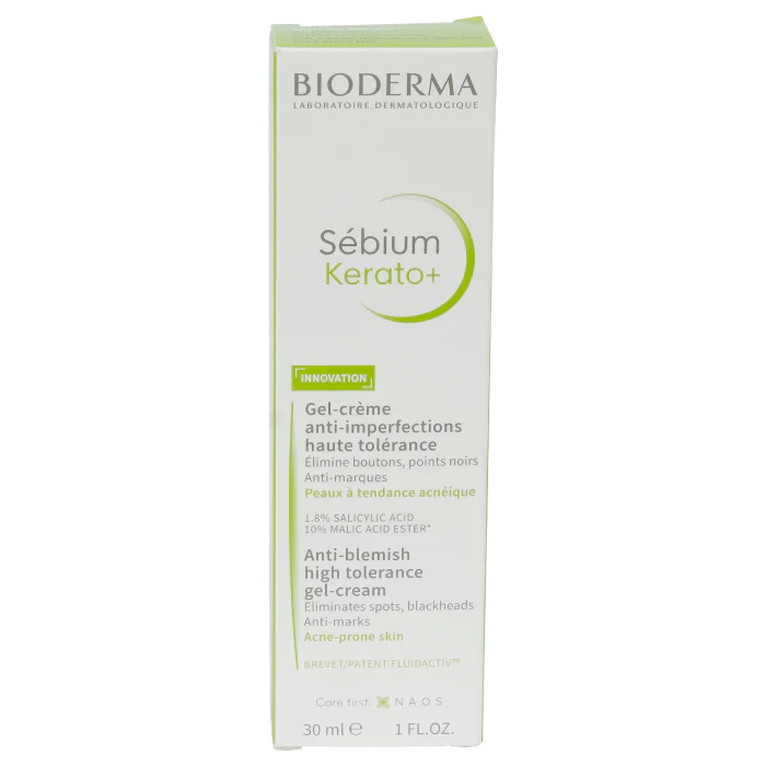 Bioderma Sebium Kerato+ Anti-Blemish High Tolerance Gel-Cream 30ml