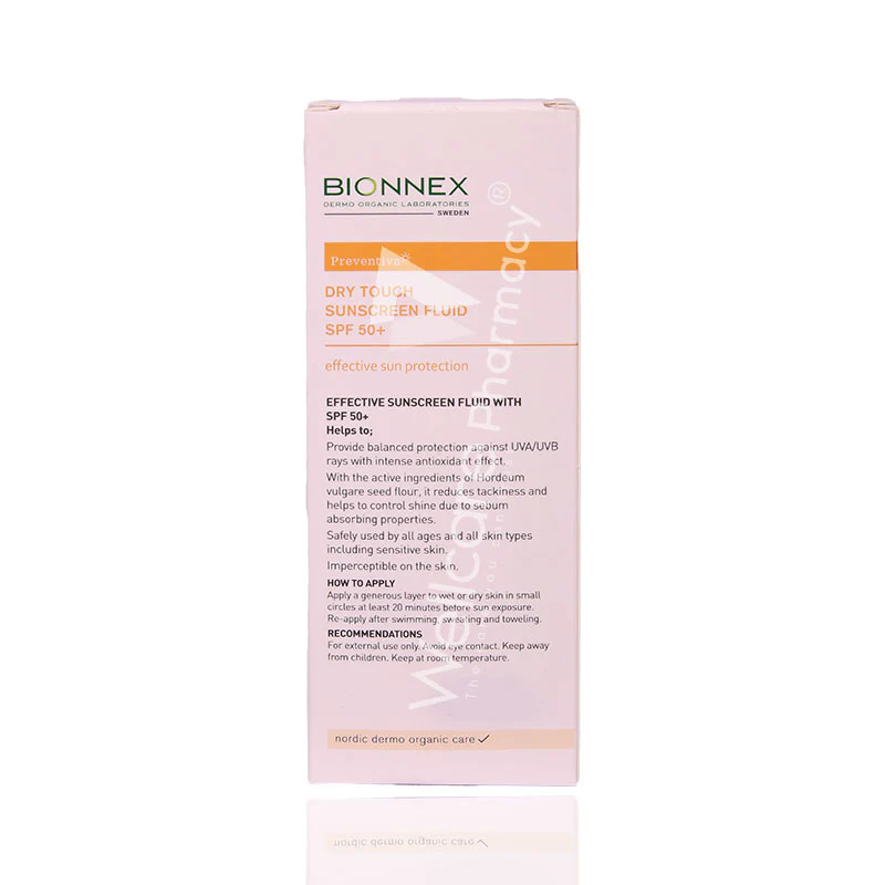 Bionnex Preventiva Dry Touch Sunscreen Fluid Spf 50+ 50ml-5030601 - Image 3