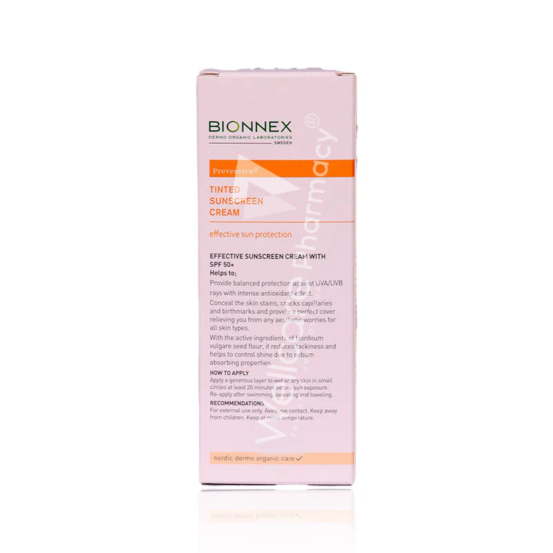 Bionnex Preventiva Tinted Sunscreen Cream Spf 50+50ml-5030201 - Image 2